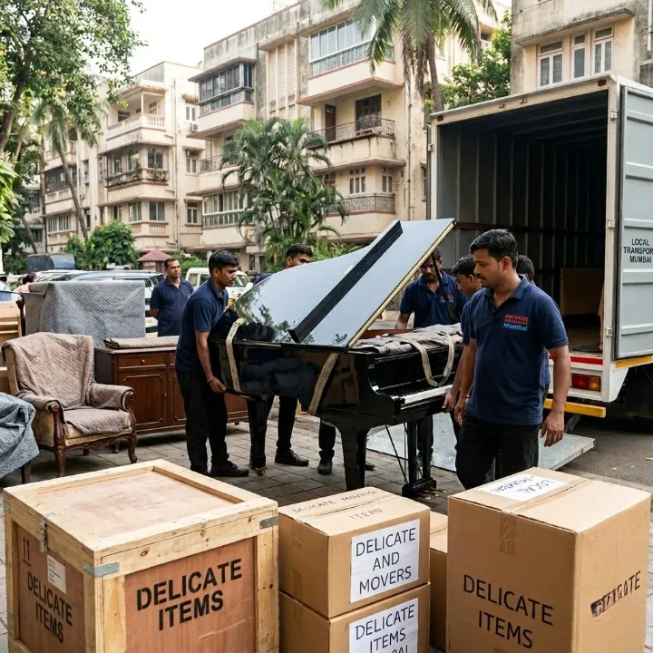 Delicate Heavy Luxury Items Shifting Mumbai